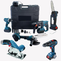 Професійний набір Instrumentop 6  в 1 дриль-шуруповерт, гайковерт, перфоратор, болгарка, циркулярка, пила